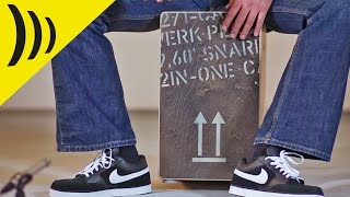 Cajon 2inOne Black Edition / Snare Cajon / Schlagwerk CP404BLK