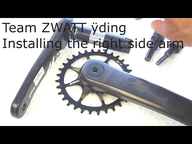team ZWATT ÿding パワーメーター クランク 170mm 訳あり team ZWATT