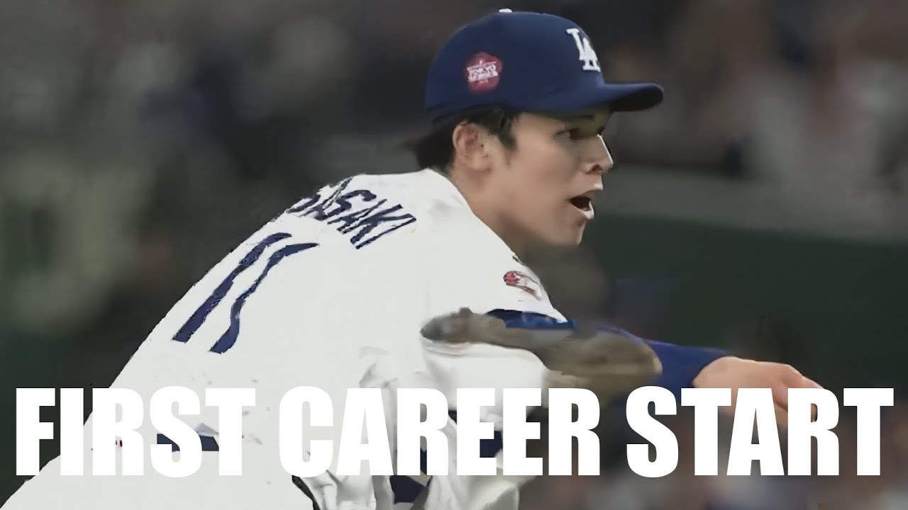 Roki Sasaki Strikes Out 3, Allows 1 Hit in His First Career Start
