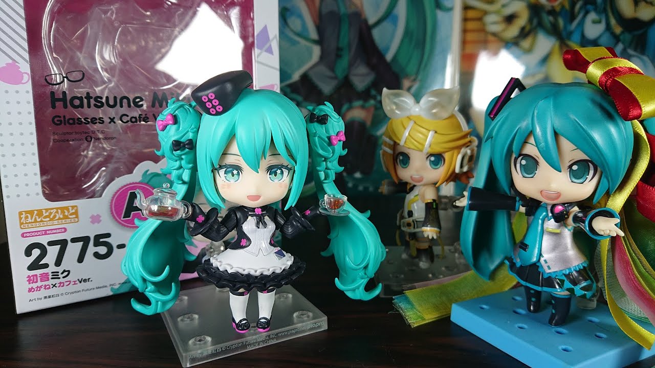 Prize A!] Nendoroid Hatsune Miku Glasses x Cafe Ver. Review! - YouTube