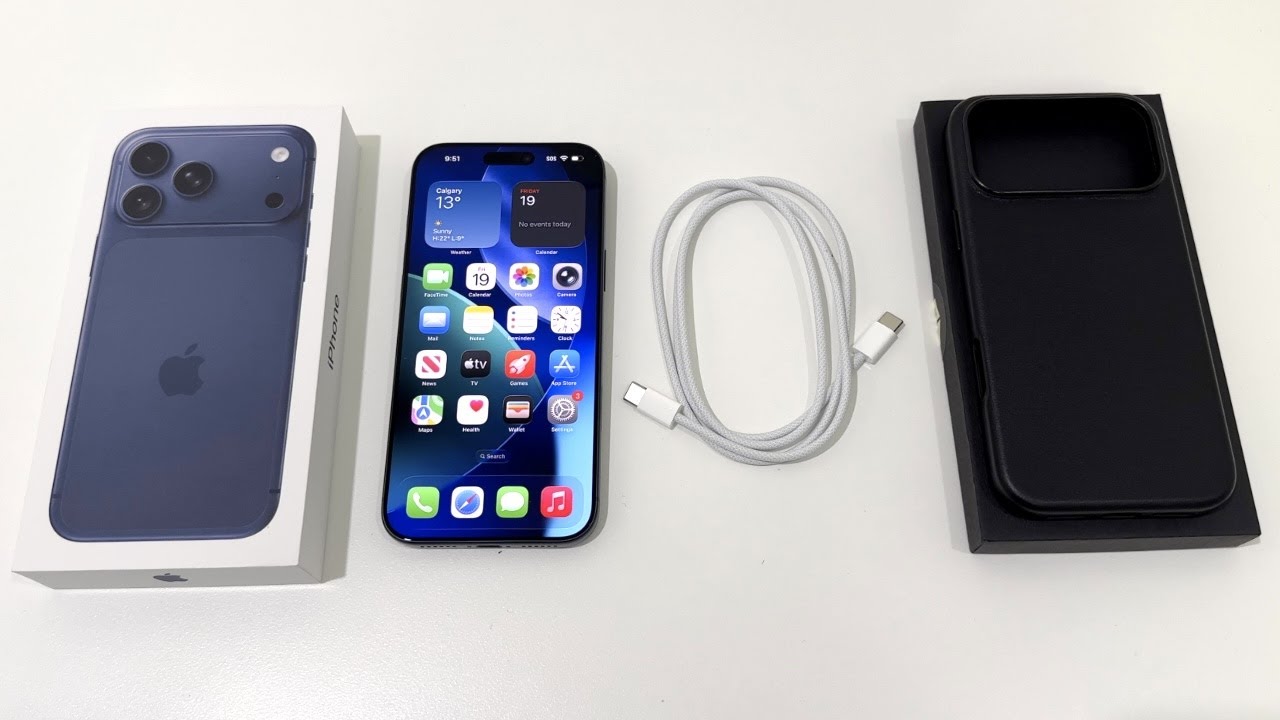 iPhone 17 Pro Max Unboxing: Deep Blue! - YouTube