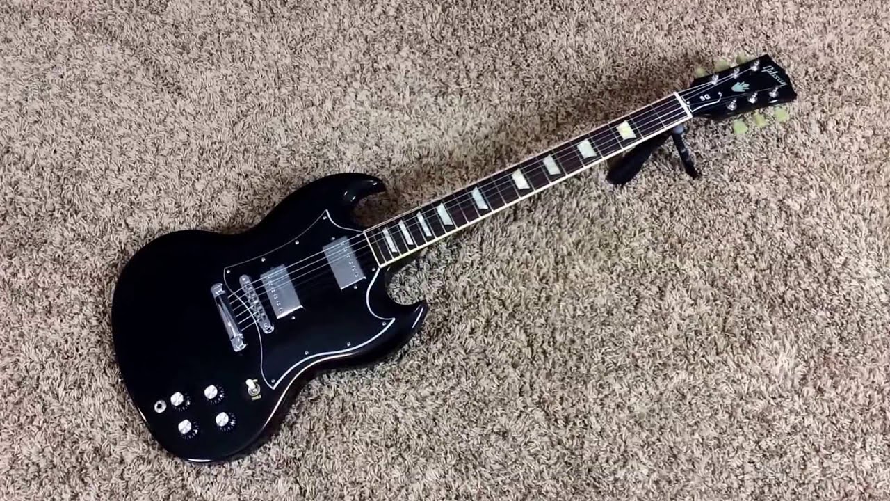 Trogly's Guitars: 2010 Gibson SG Standard Black Ebony - YouTube