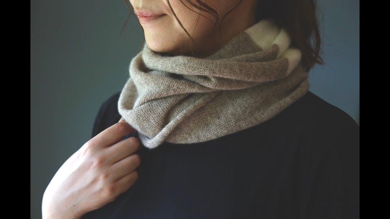 ホワイトカシミヤ100％ スヌード / AND WOOL | TOKILABOトキラボ