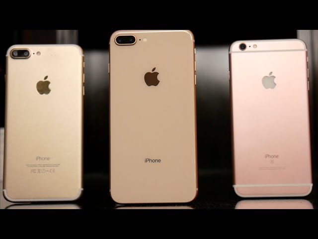 iPhone 8 New Gold Color Comparison! vs Gold and Rose Gold - YouTube
