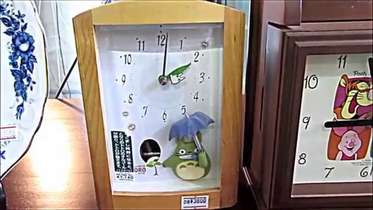 まちかど館 (CITIZENとなりのトトロ オルゴール目覚まし時計) - YouTube