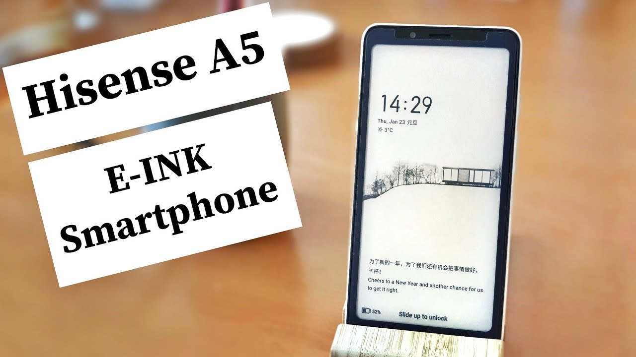ENGLISH] Hisense A5 – The E-Ink Smartphone – First Impressions
