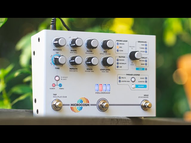 This Pedal Now Lives On The Desk // Microcosm Looper and Glitch