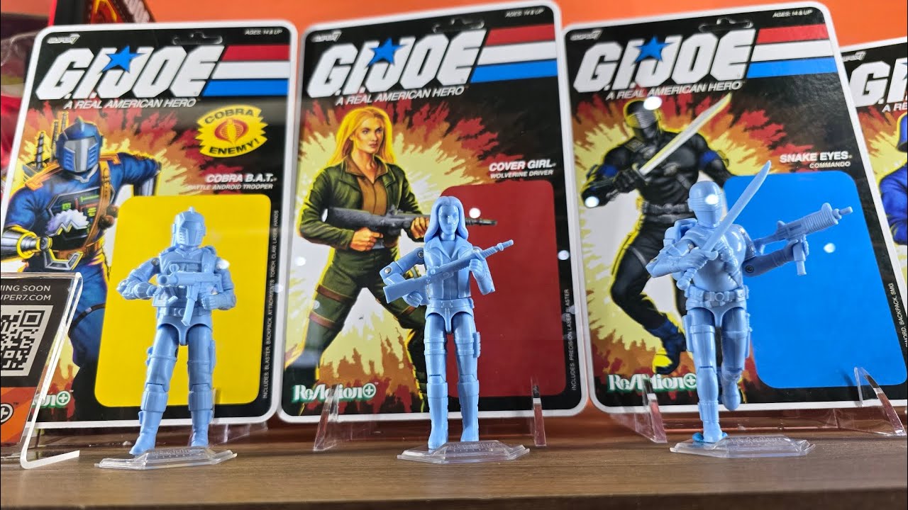 Super7 G.I. Joe ReAction+ O-Ring Figures ar SDCC 2024 - YouTube