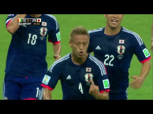 本田圭佑 コートジボワール戦 タッチ集 (14/06/2014)｜Keisuke Honda