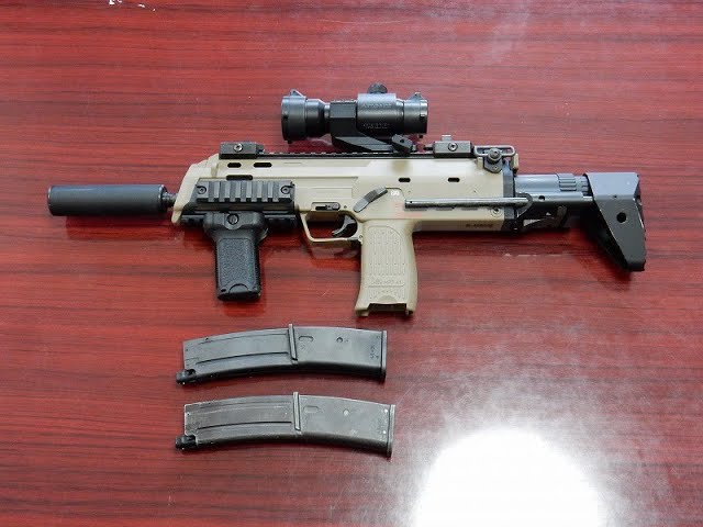 東京マルイ ガスブローバック MP7A1ワイヤーストックカスタムを撃って
