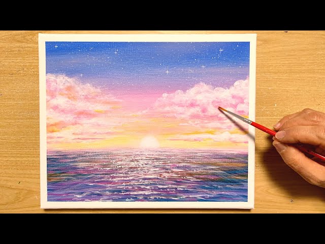 癒しの水彩画1127 sunset 癒しの水彩画1127 sunset 癒しの水彩画1127