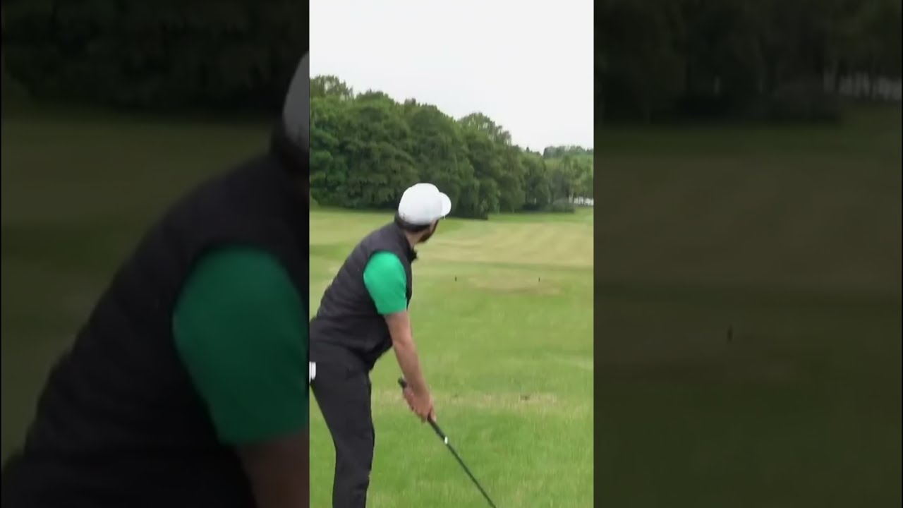 The swingless POWERED golf club - 200 yards NO SWING - YouTube