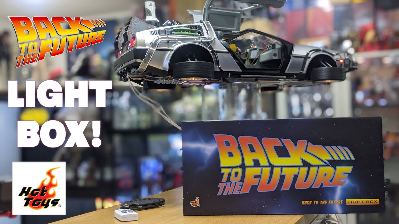 Hot Toys Back To The Future Light Box review unboxing / PLUS