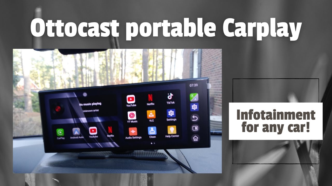 Ottocast Screenflow portable carplay screen brings infotainment to