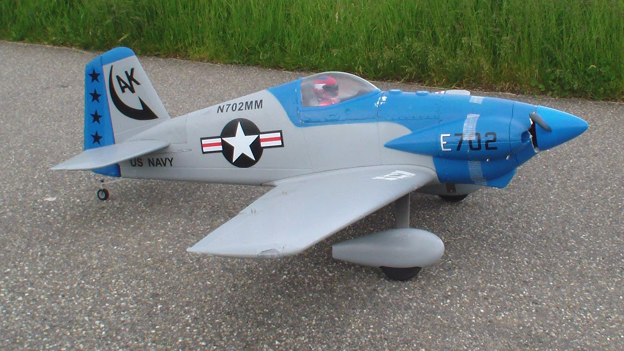 R/C Midget Mustang Racer ready to fly - YouTube