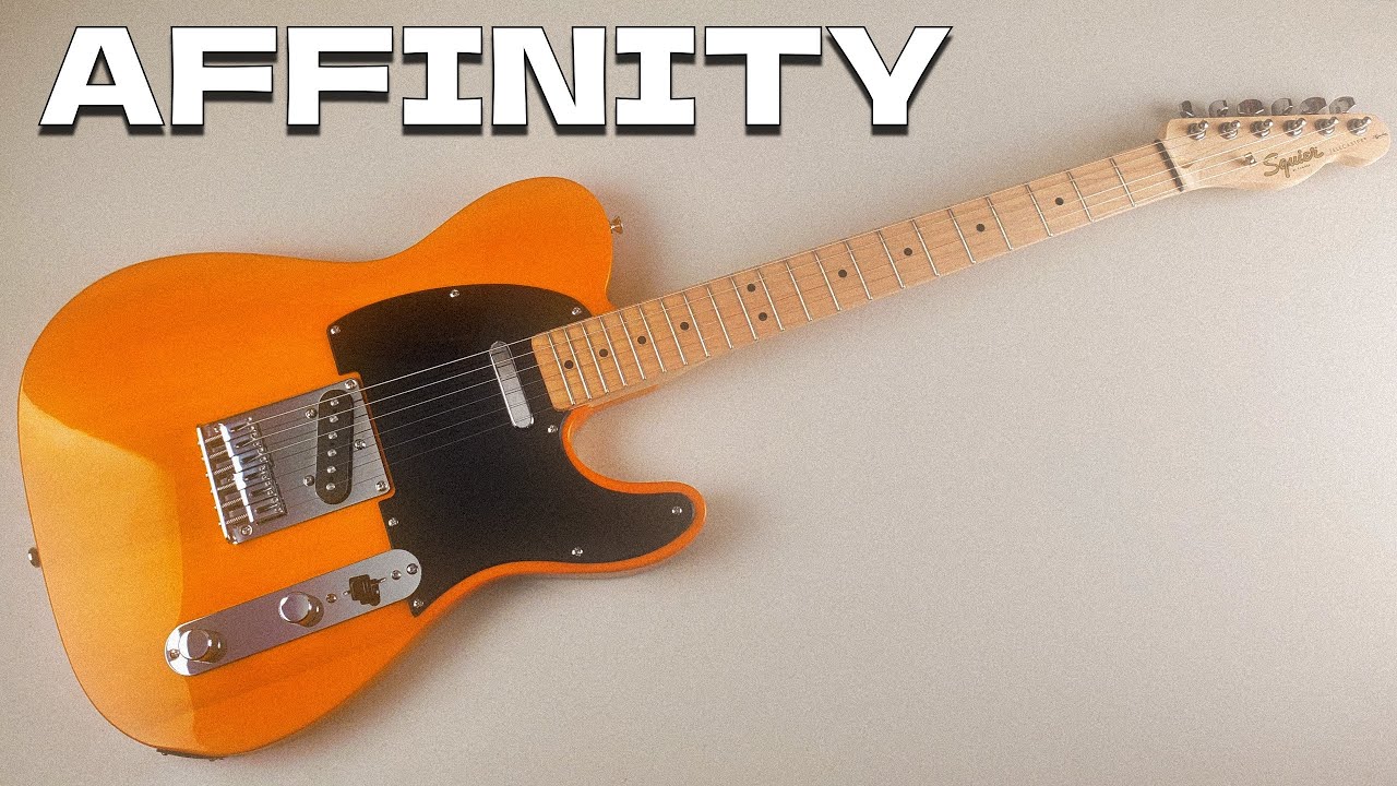 Fender Squier Affinity Series Telecaster in Butterscotch Blonde