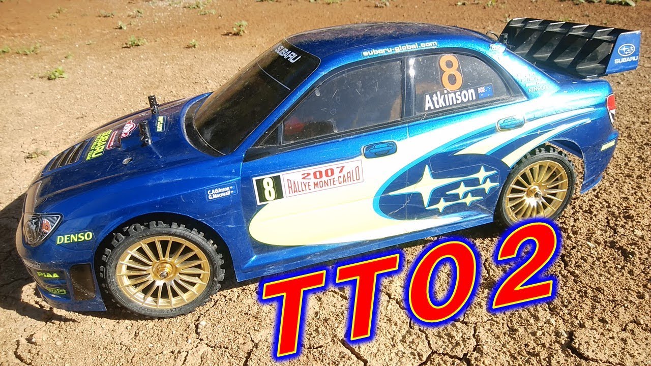 TT02 ラリー仕様 インプレッサ ボディ にしての初走行（ タミヤ の