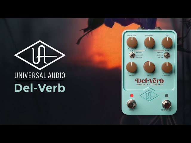 Universal Audio UAFX Del-Verb Sound Demo (no talking) with SH-01a