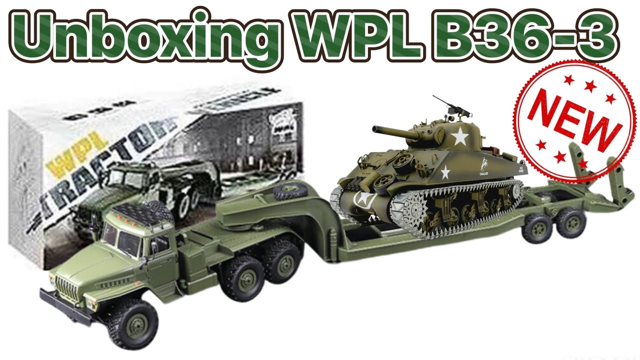 Unboxing the WPL B36-3 (newest version) - YouTube
