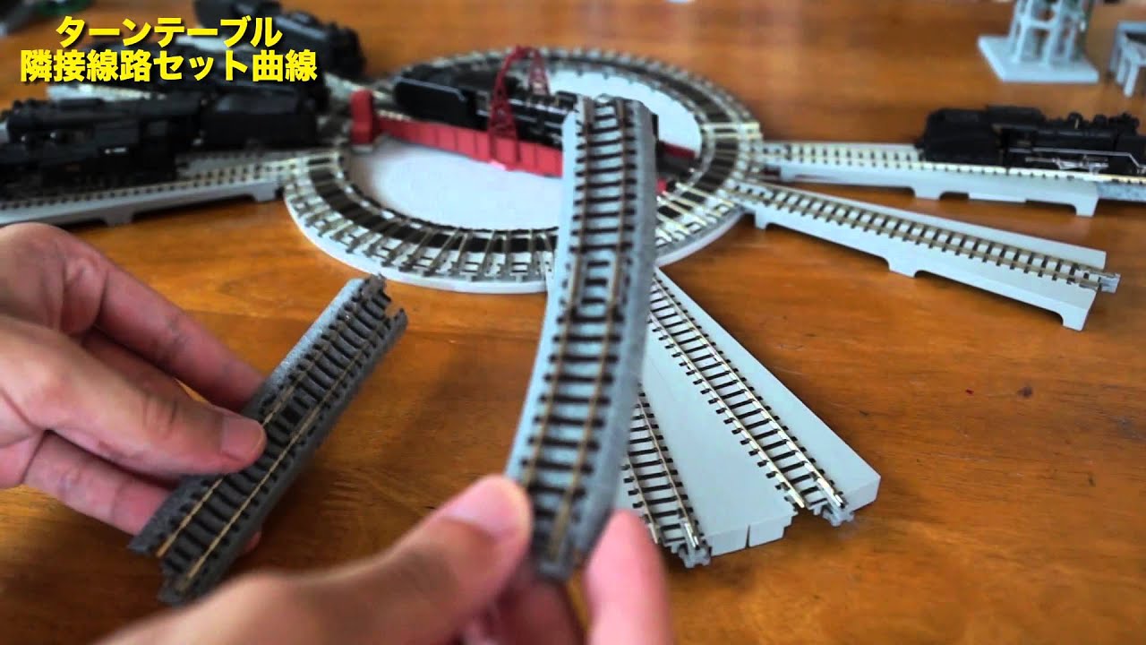 KATO Turntable Adjacent Track Set (Curved) to Recreate a