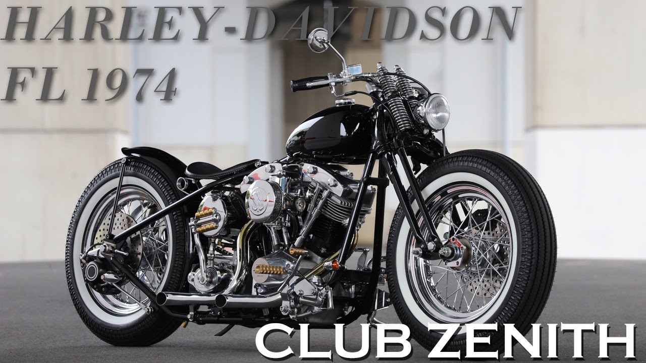 ハーレーダビッドソンのオールドスクールチョッパー】CLUB ZENITH