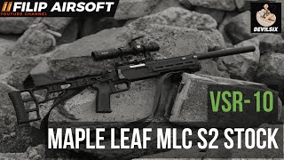 AIRSOFT JAPAN】Cool custom stock for TOKYO MARUI VSR-10!!【Maple