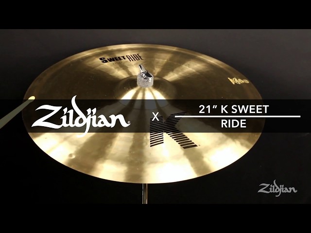 Zildjian 21'' K Sweet Ride - YouTube
