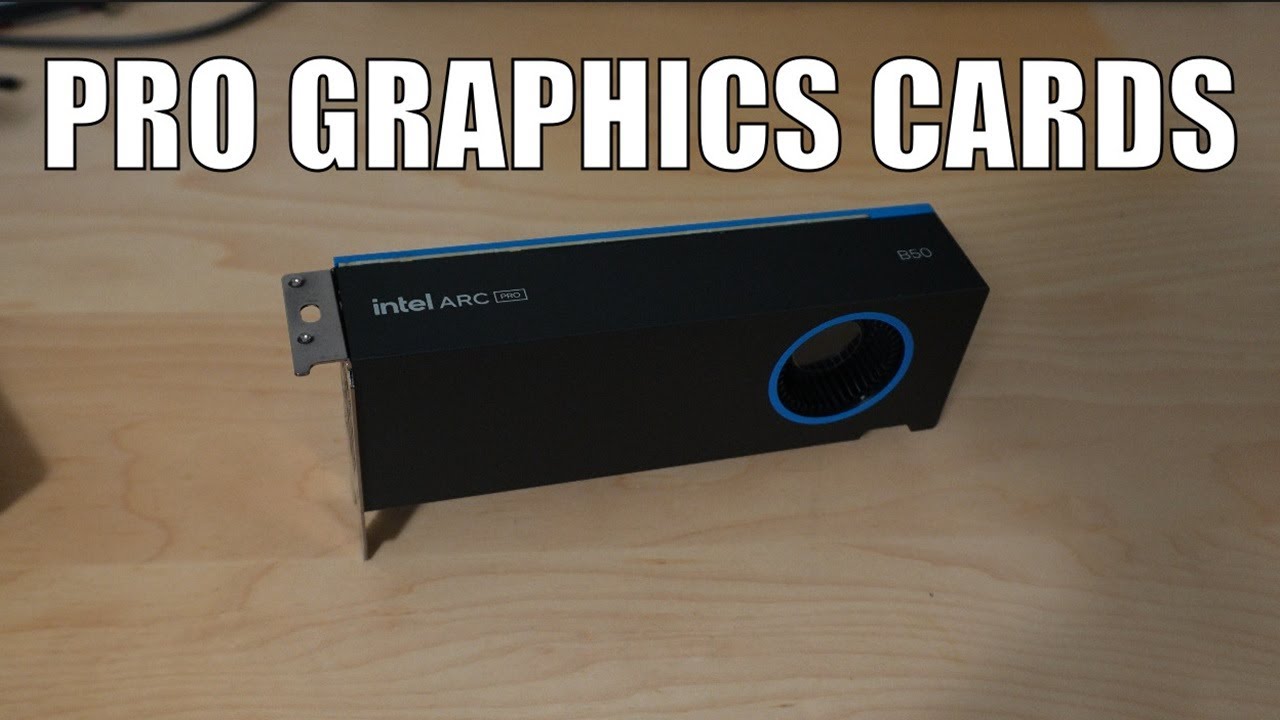 Intel ARC PRO B50 Unboxing and Overview - YouTube