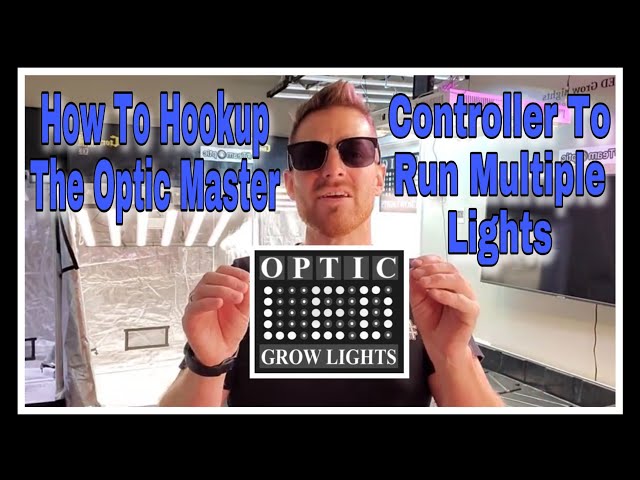 How to Hookup The Optic LED Master controller to run multiple