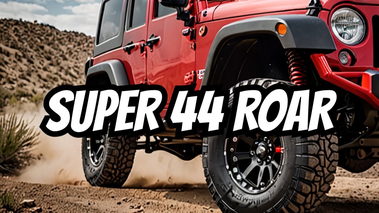 Flowmaster Super 44 Series Muffler On a V6 Jeep Wrangler - Red Run