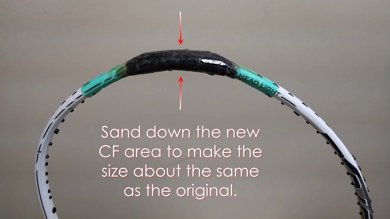 How to Repair/Fix Badminton Racquets/Rackets - YouTube