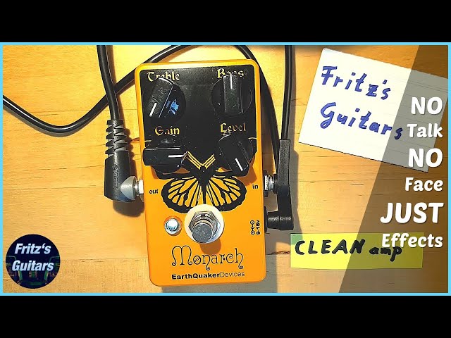 EarthQuaker Devices Monarch Overdrive - ORANGE Amp SOUND In A Box