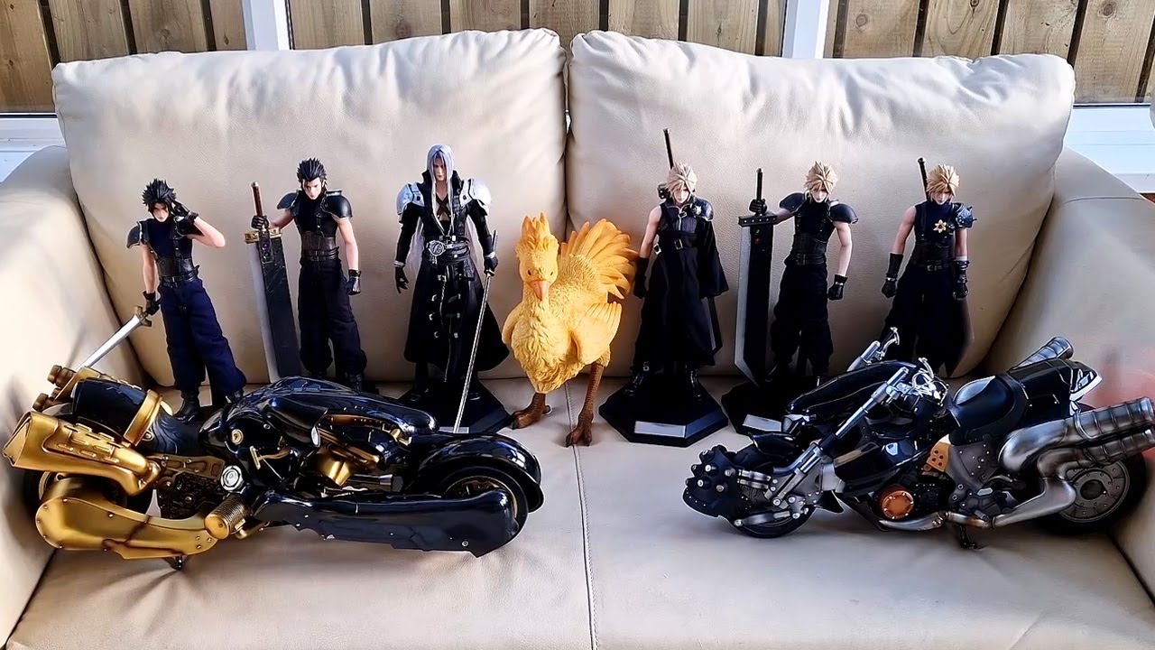 GameToys Final Fantasy VII Figure Complete Collection - YouTube