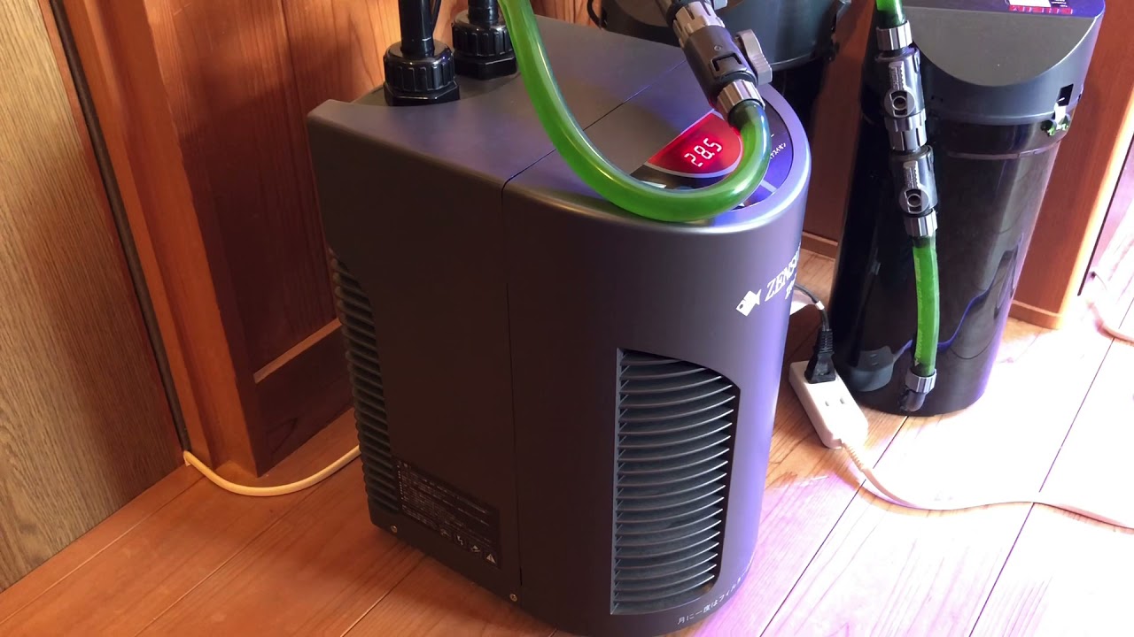 ゼンスイ 水槽用クーラー ZR-mini 定期的に簡単メンテナンス‼︎ - YouTube