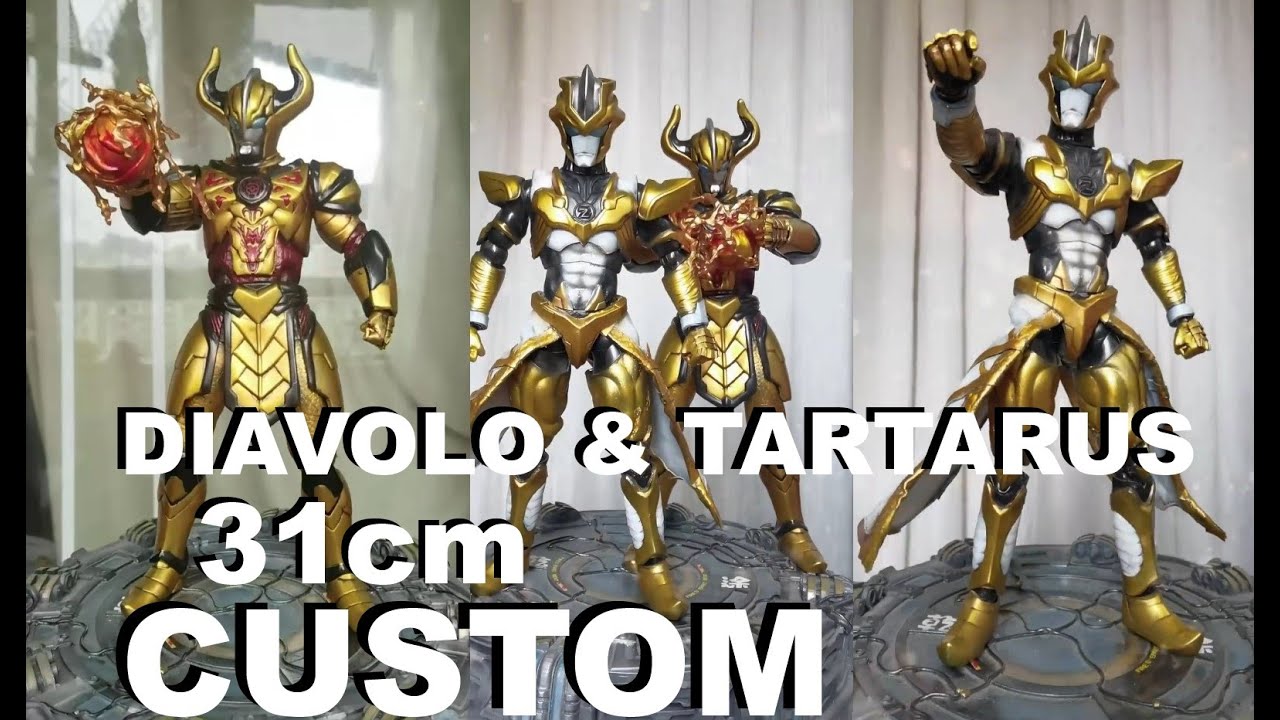1:6 Absolute Diavolo and Tartarus magical transformation [Ultraman