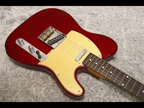 GrassRoots Telecaster G-TE-50R Old Candy Red Beautiful Maple Neck
