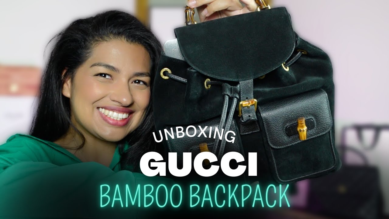 GUCCI BAMBOO BACKPACK 2022 l VINTAGE GUCCI 1947 l 31 DAYS OF