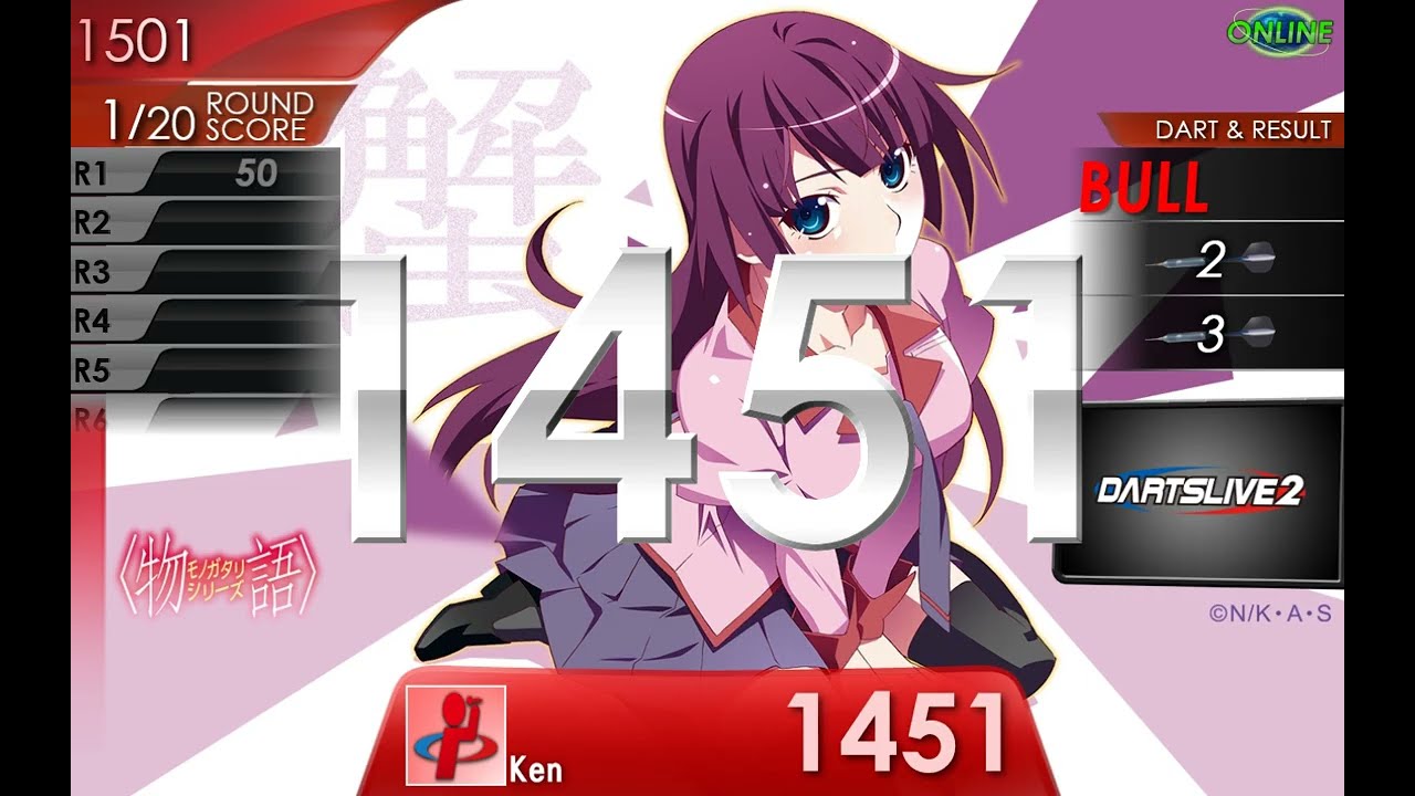 ダーツライブカード　戦場ヶ原 ひたぎ　物語シリーズ 61xXURPoAiL._AC_UF350,