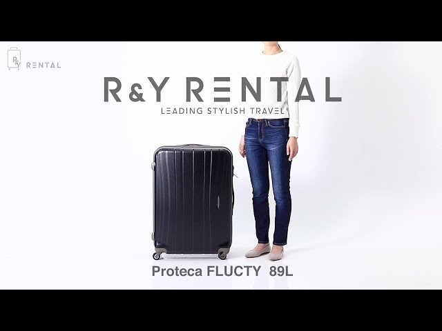 10泊以上] プロテカ(エース) フラクティ 89L ブラック 4輪 ACE PROTECA