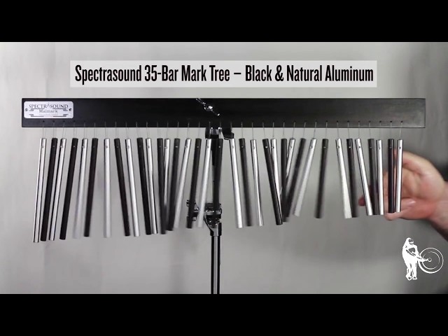 Spectrasound 35-Bar Mark Tree | Black & Natural Aluminum - YouTube