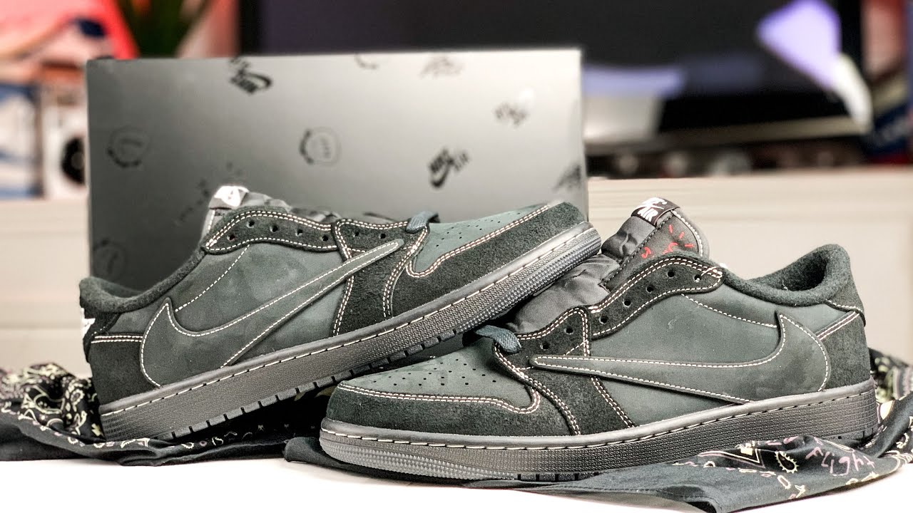 The Alternative) Air Jordan 1 Low Travis Scott Phantom Black…These