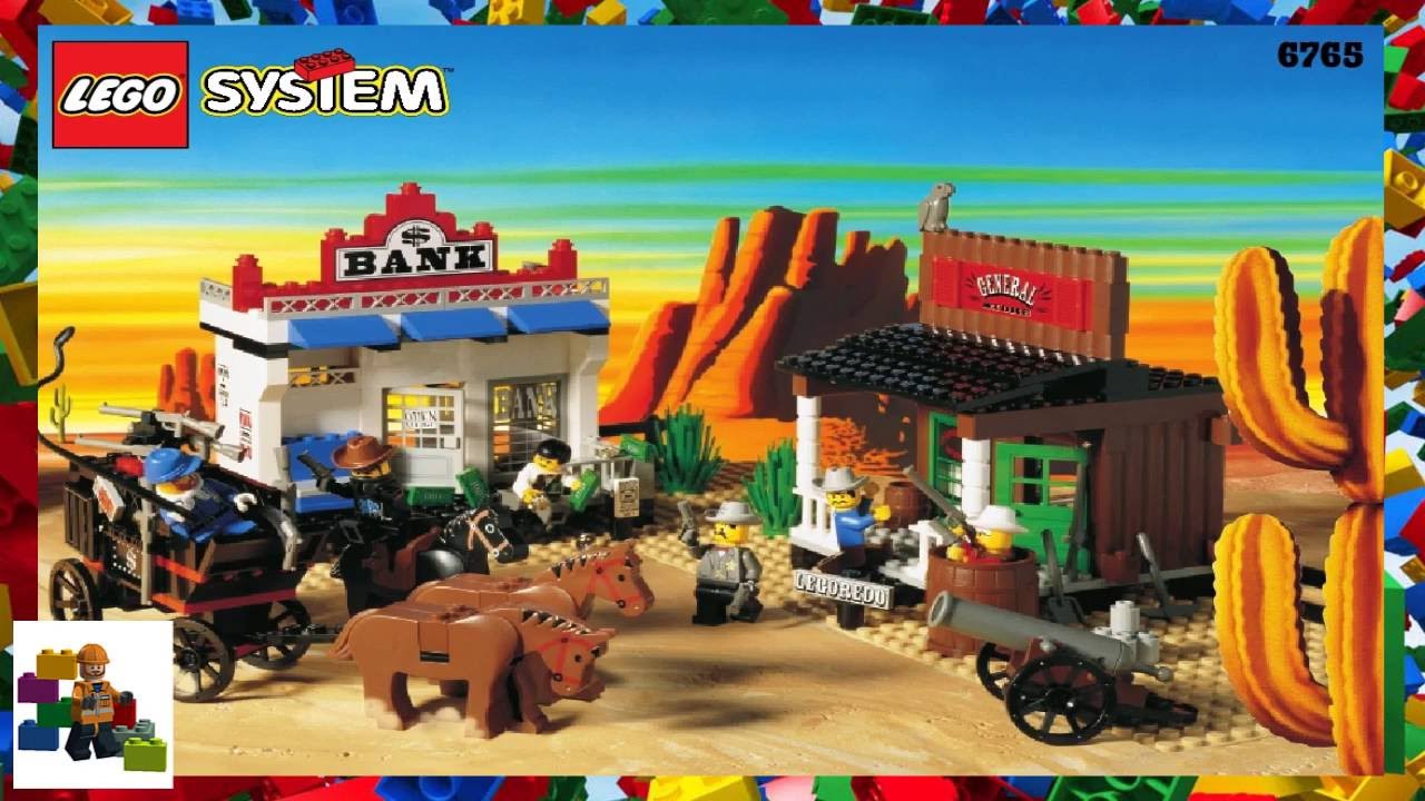LEGO instructions - Wild West - 6765 - Gold City Junction - YouTube