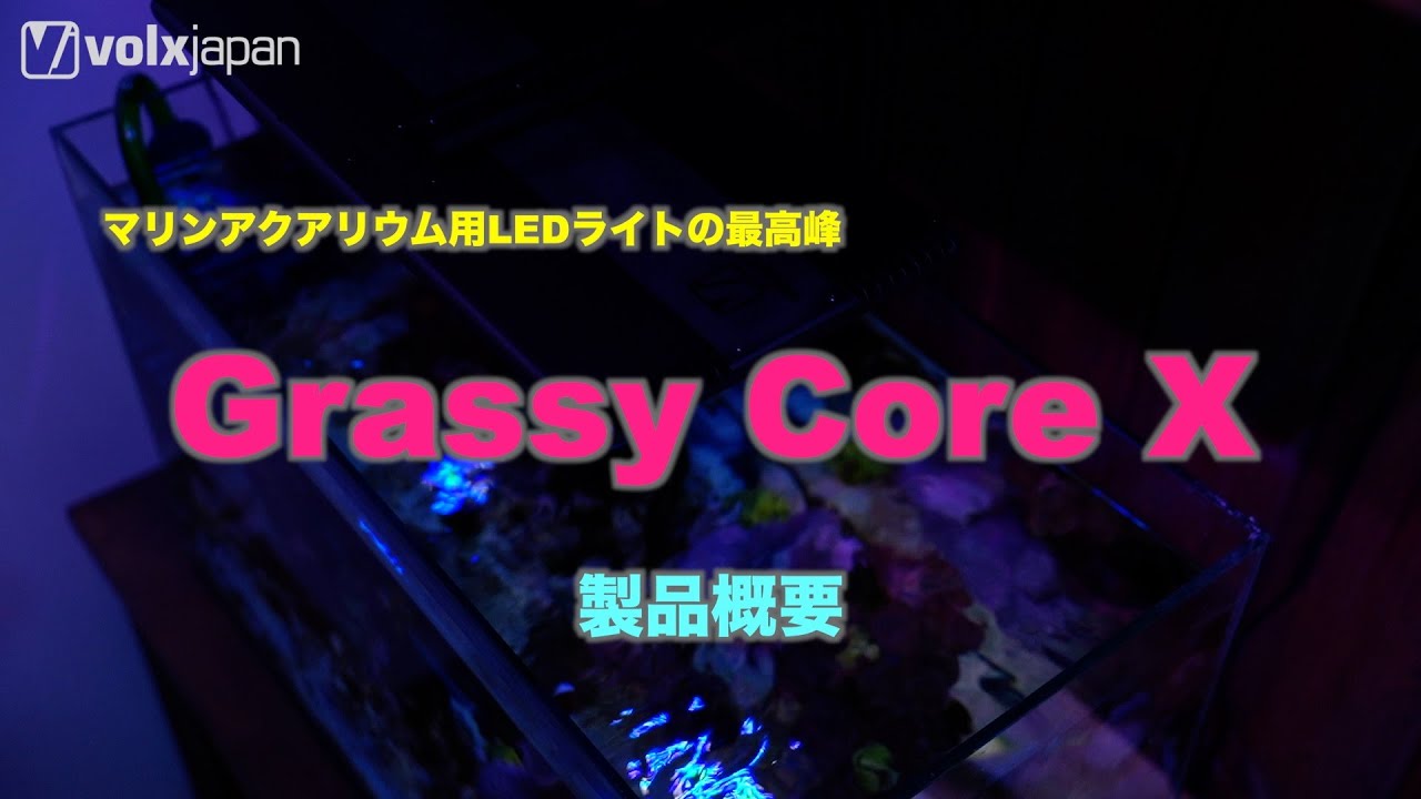 Grassy Core X（グラッシーコアエックス）」マリンアクアリウム用LED
