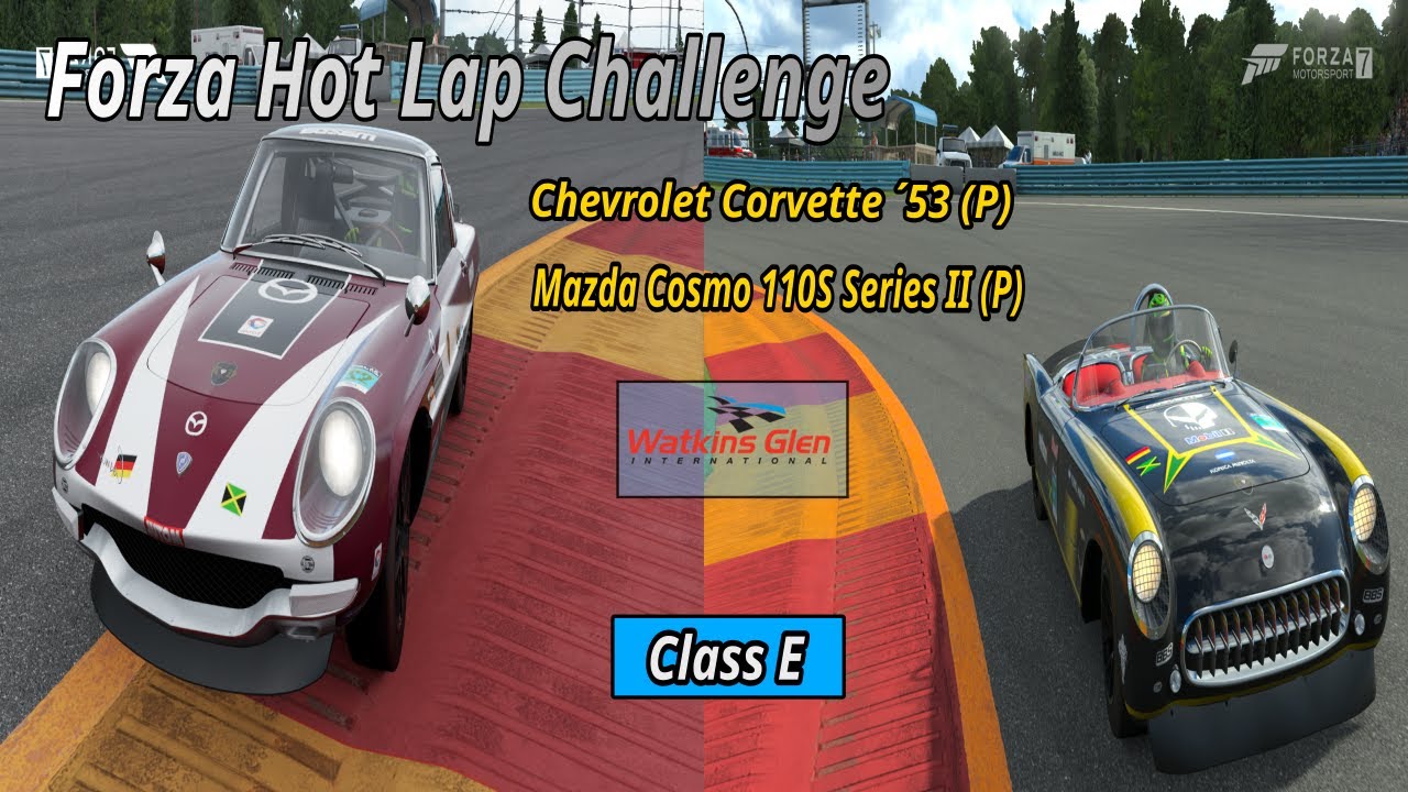 Mazda Cosmo 110S Series II (P) vs Chevrolet Corvette ´53 (P