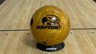 MOTIV RAPTOR ボウリングボール ゴールド MOTIV RAPTOR ボウリング