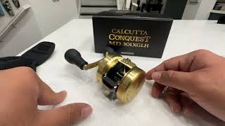 TOP END FISHING REEL!!! Shimano Calcutta Conquest MD 301XGLH 23