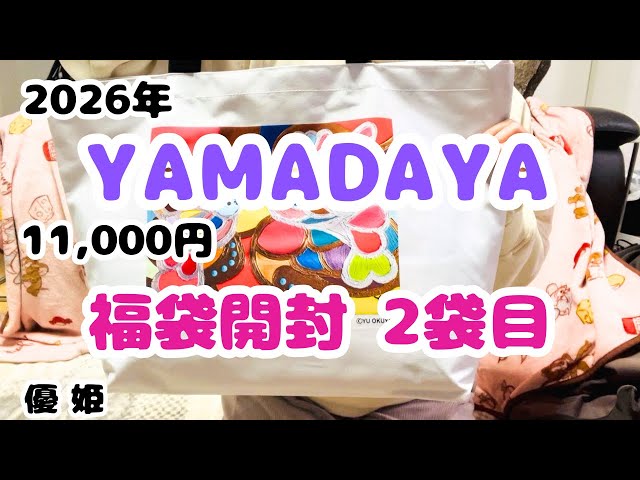 2026 YAMADAYA 11,000 yen lucky bag, second bag opened! - YouTube