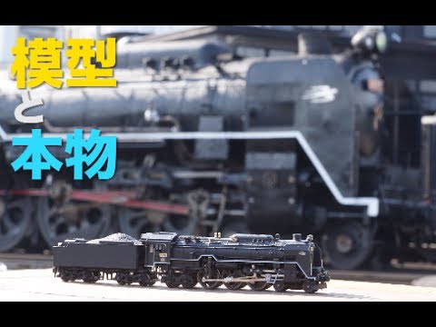 Mini video] A model and the real thing lined up. @Umekoji Steam