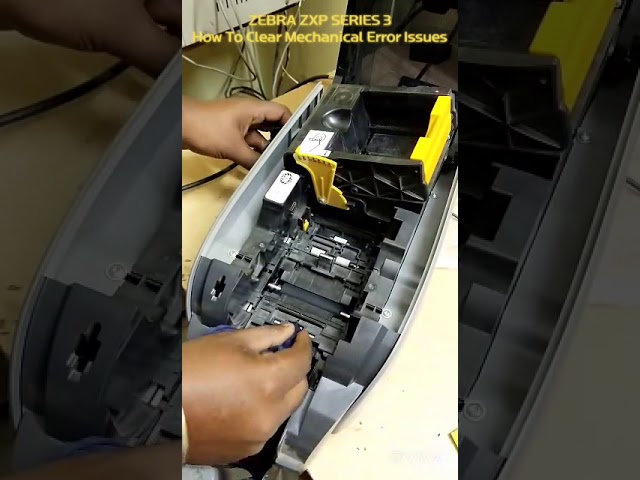 Zebra ZXP Series 3 Manual Cleaning - YouTube