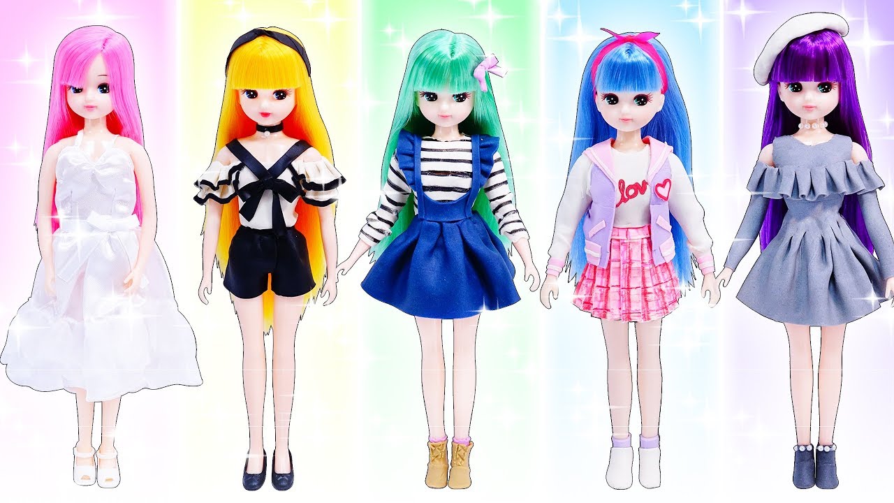 Licca-chan's big sister is here♥ Coordinate with clay clothes
